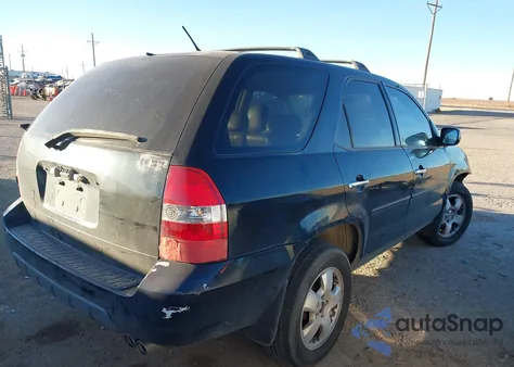 2003 Acura Mdx from USA, damaged, VIN 2HNYD18203H532958